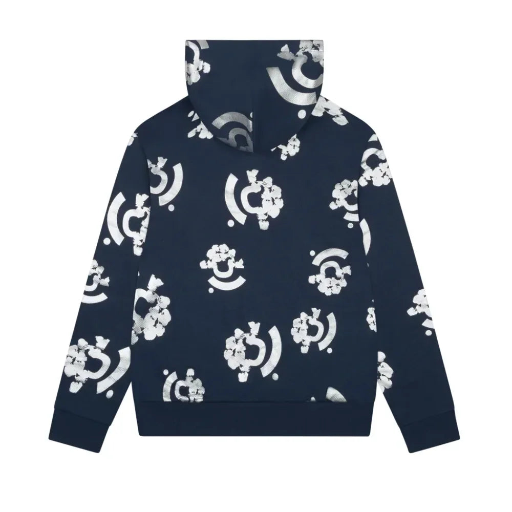 Denim Tears x Bstroy Tears Zip Hoodie - Blue