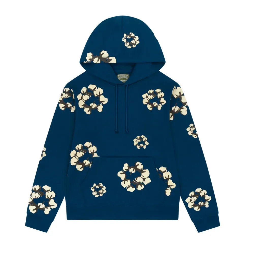 Denim Tears xCPFM Cactus Tears Wreath Hoodie Navy