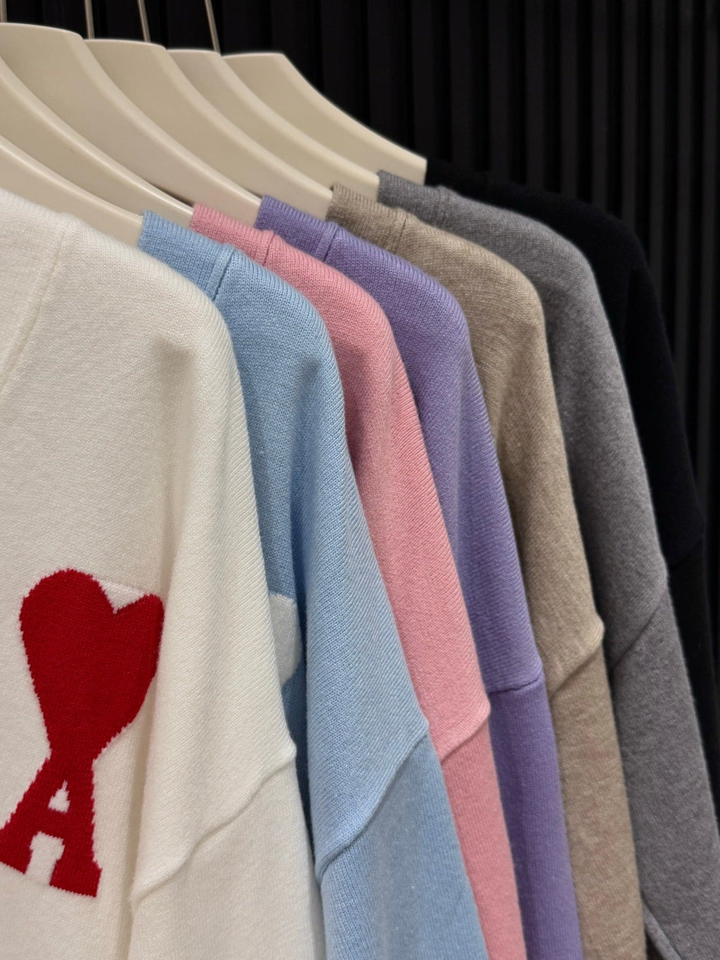 Ami Paris De Coeur Knit Cardigan