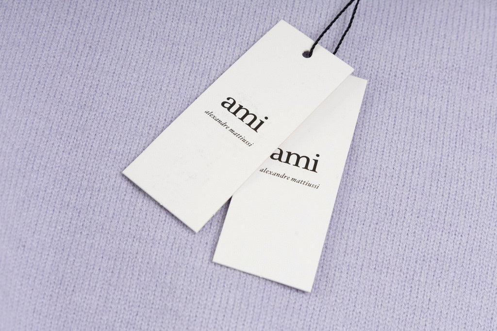 AMI Paris Classic Jacquard Heart Crewneck Sweater – 2025SS