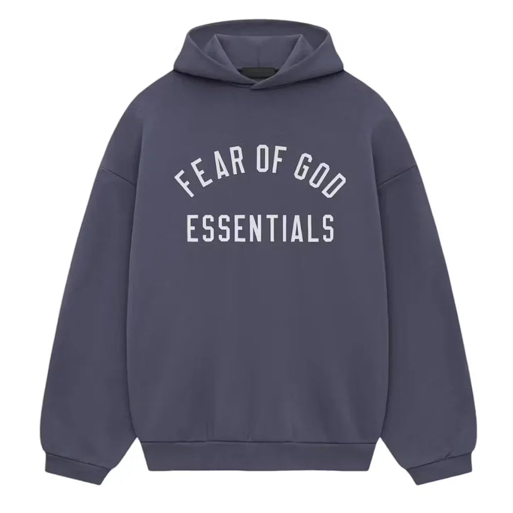 Fear of God Essentials Fleece Hoodie Marine