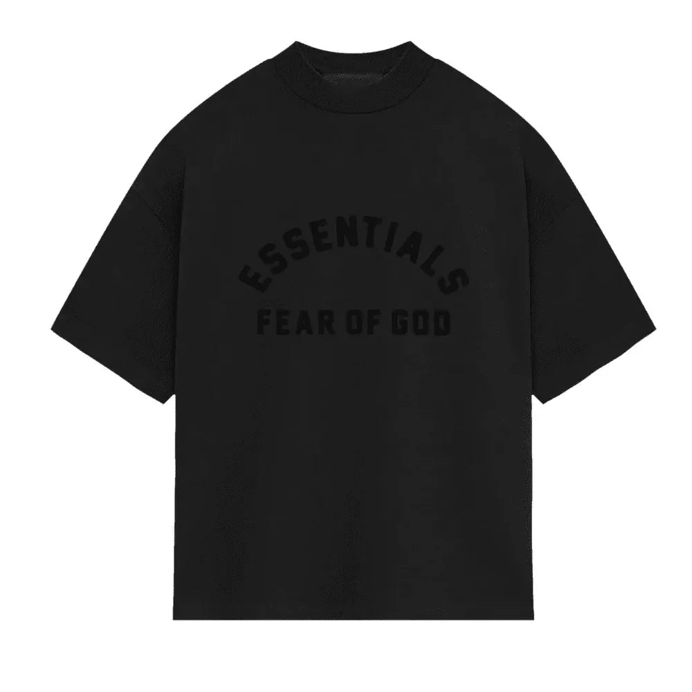 Fear of God Essentials Heavy Jersey Crewneck T-Shirt Jet Black