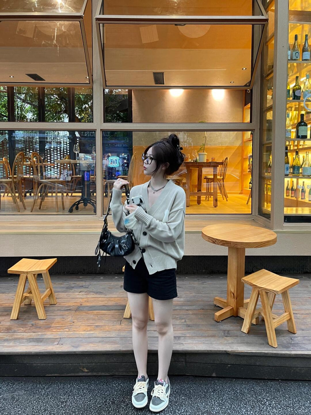 Ami Paris De Coeur Knit Cardigan